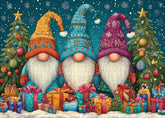 Jolly Snow Gnome Jigsaw Puzzles 1000 Pieces